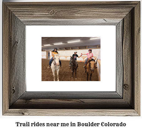 trail rides near me in Boulder, Colorado